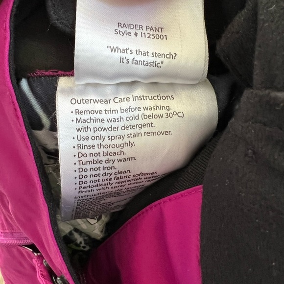 Girls Volcom snowboard pants size youth large - Picture 10 of 10